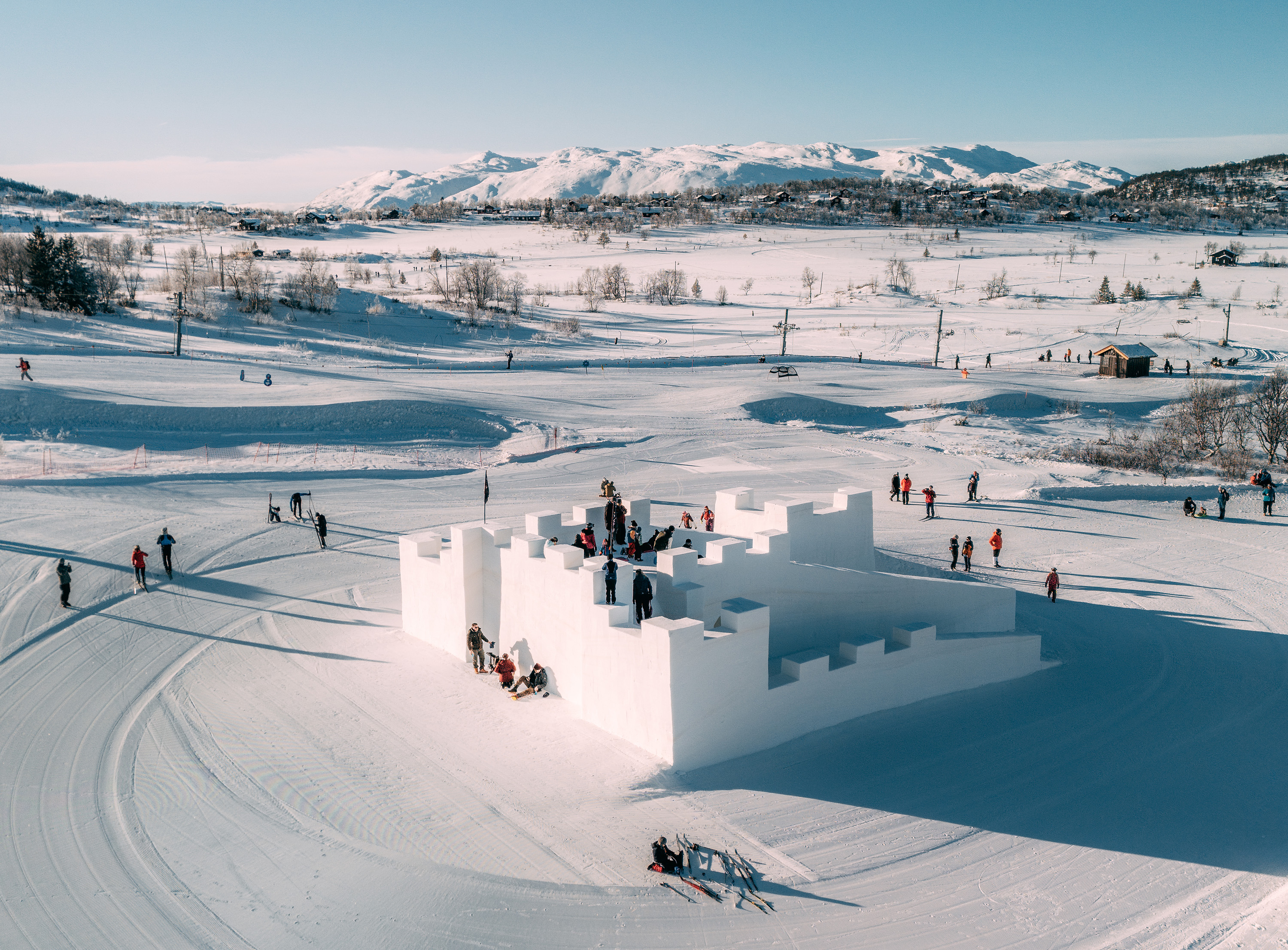 Snøborgen i Rauland